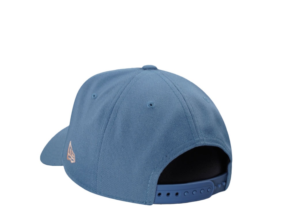 New Era Los Angeles Dodgers World Series 2024 Indigo Peach Edition 9Forty A Frame Snapback Casquette