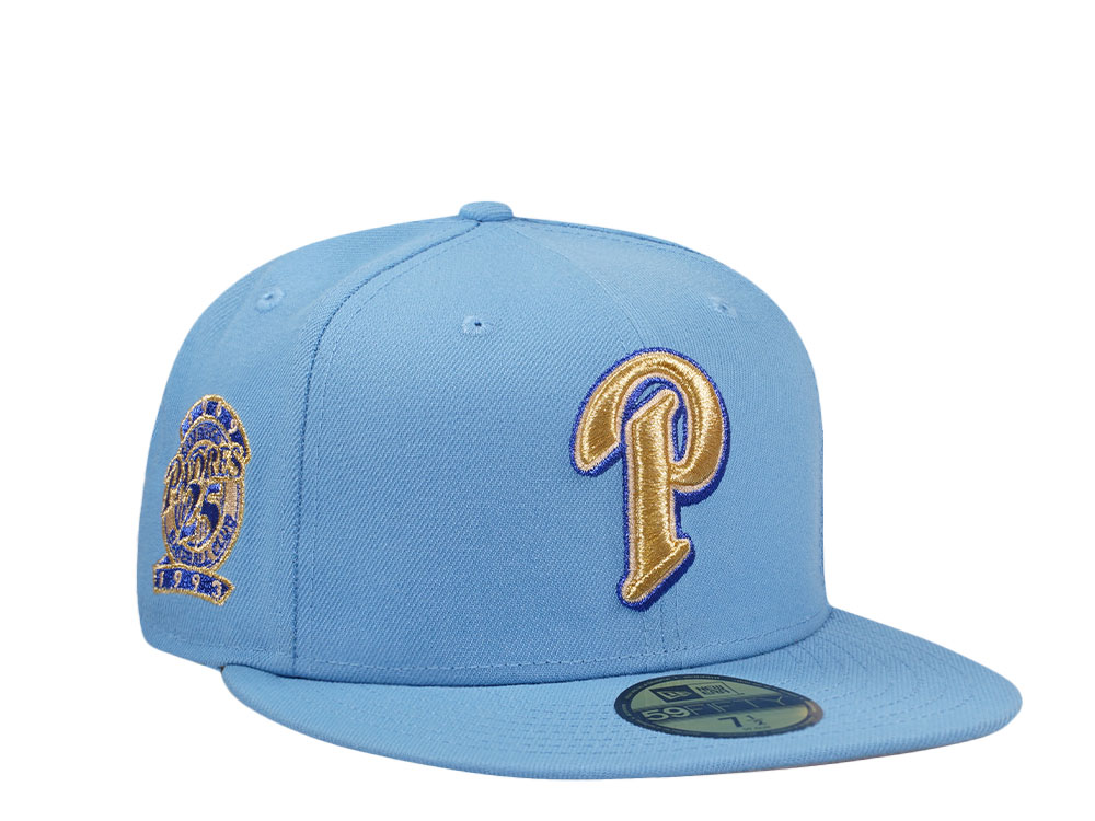 New Era San Diego Padres 25th Anniversary Sky Gold Edition 59Fifty Fitted Casquette