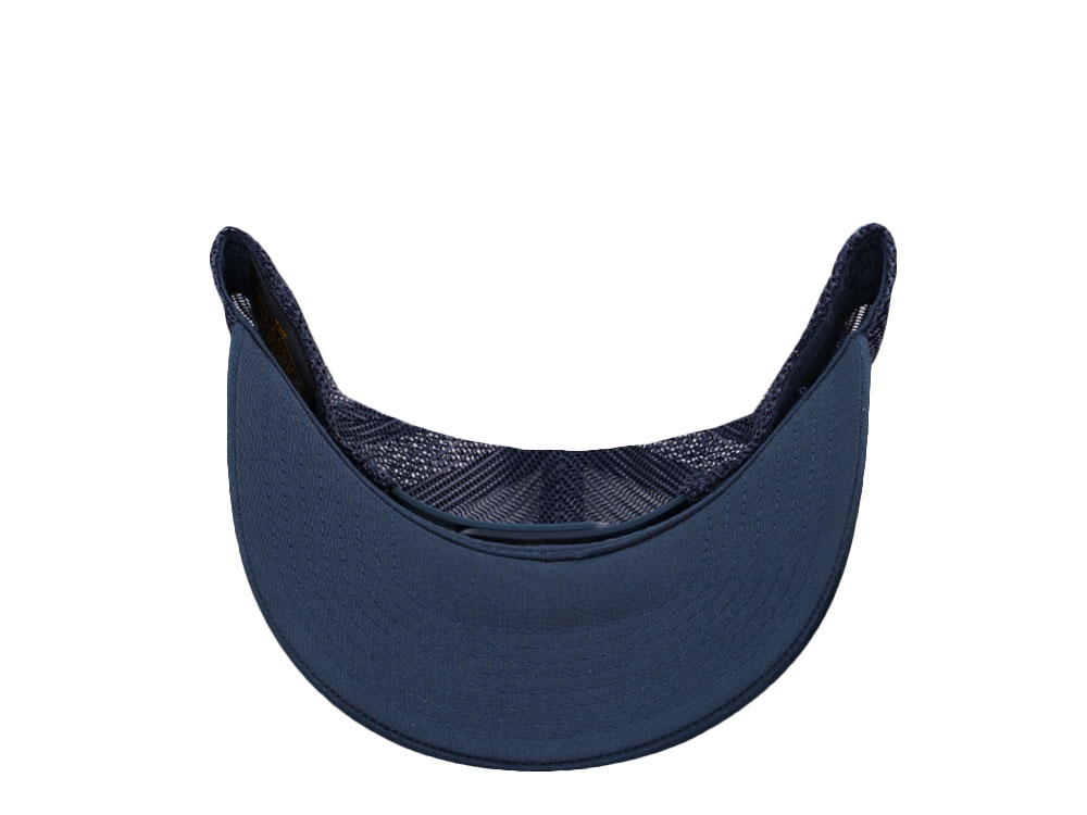 Yupoong Basic Navy Retro Trucker Snapback Casquette