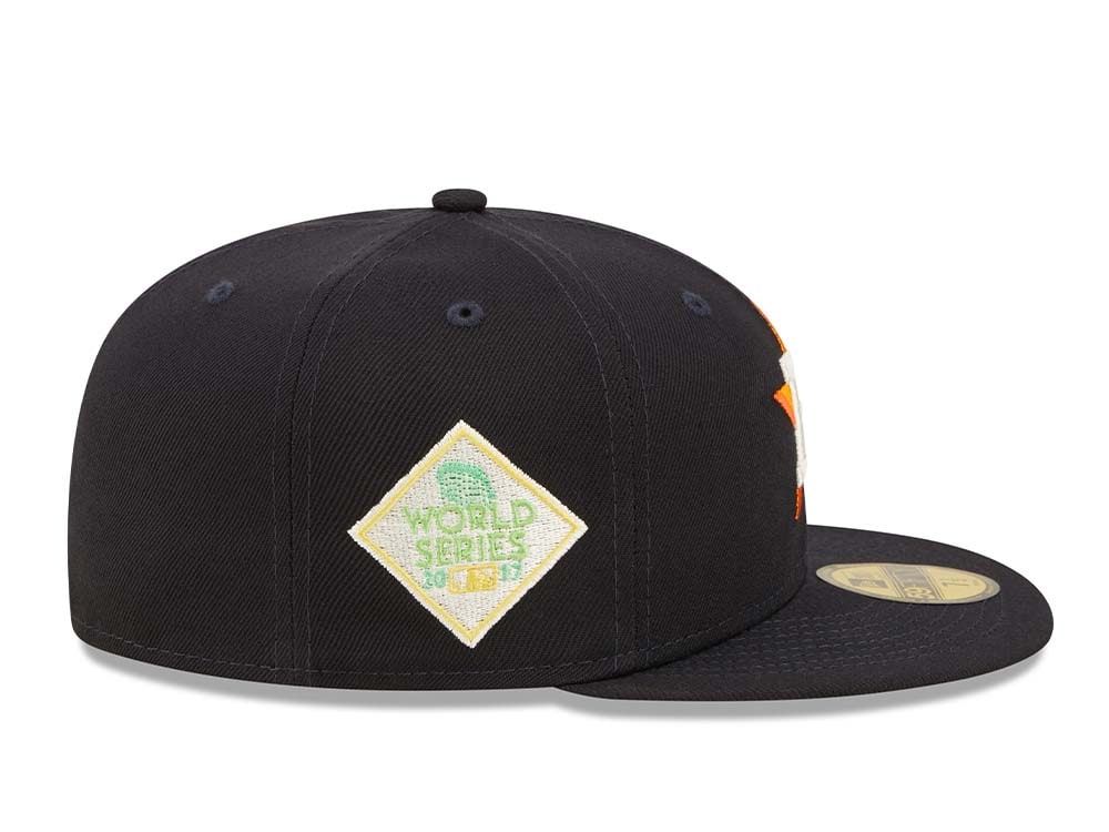 New Era Houston Astros Citruspop Patch World Series 2017 59fifty Fitted Casquette
