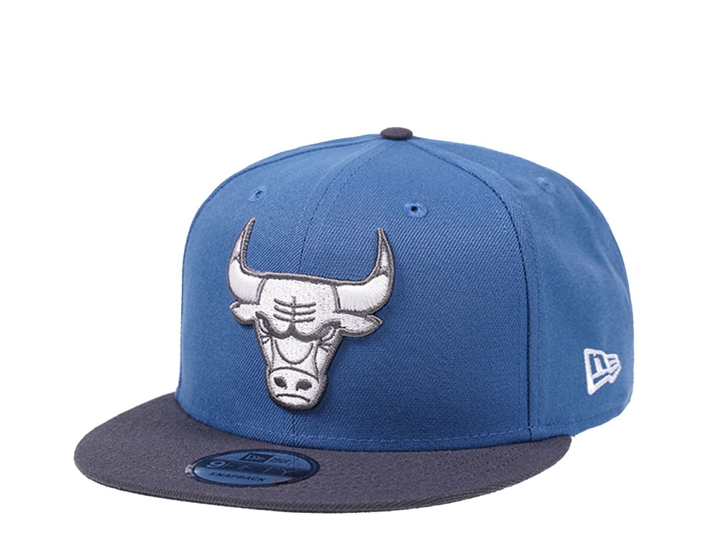 New Era Chicago Bulls Blue and Graphite Edition 9Fifty Snapback Casquette