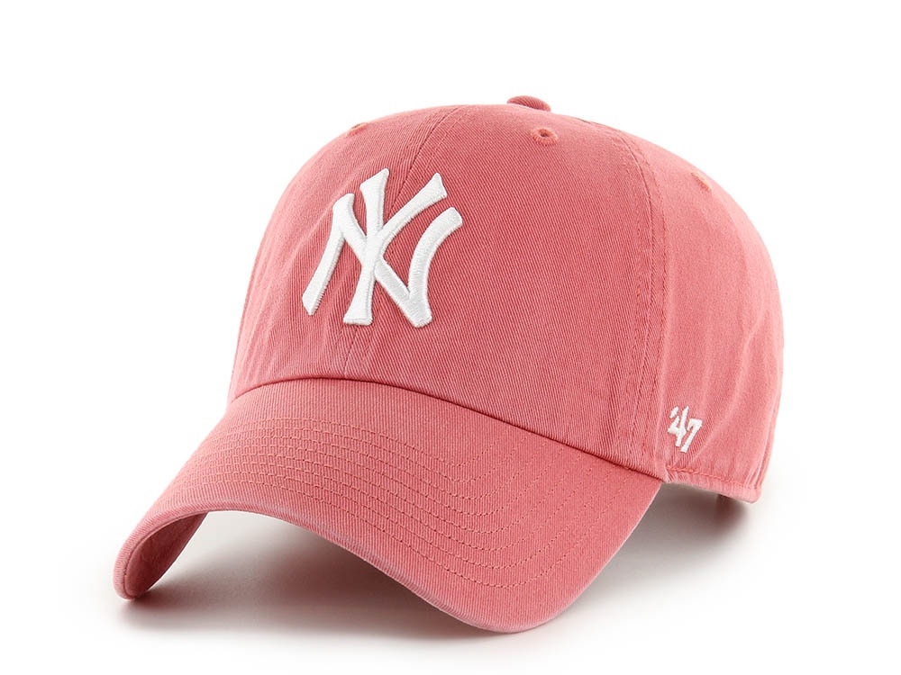 47 Brand New York Yankees Coral Edition Clean Up Strapback Casquette