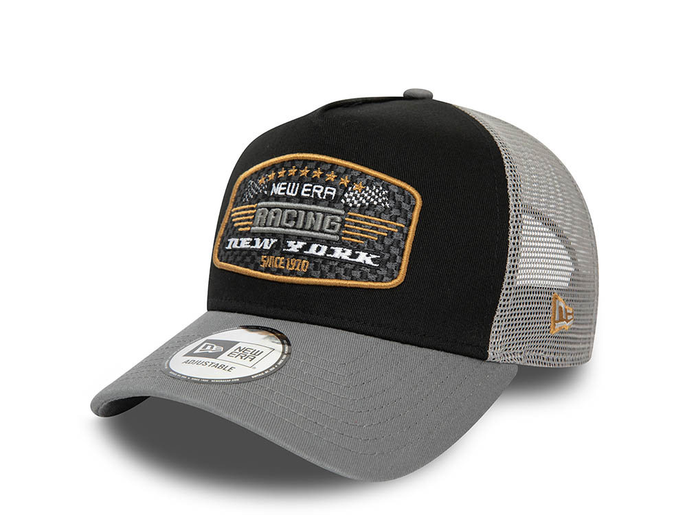 New Era Racing Patch A Frame Trucker Strapback Casquette