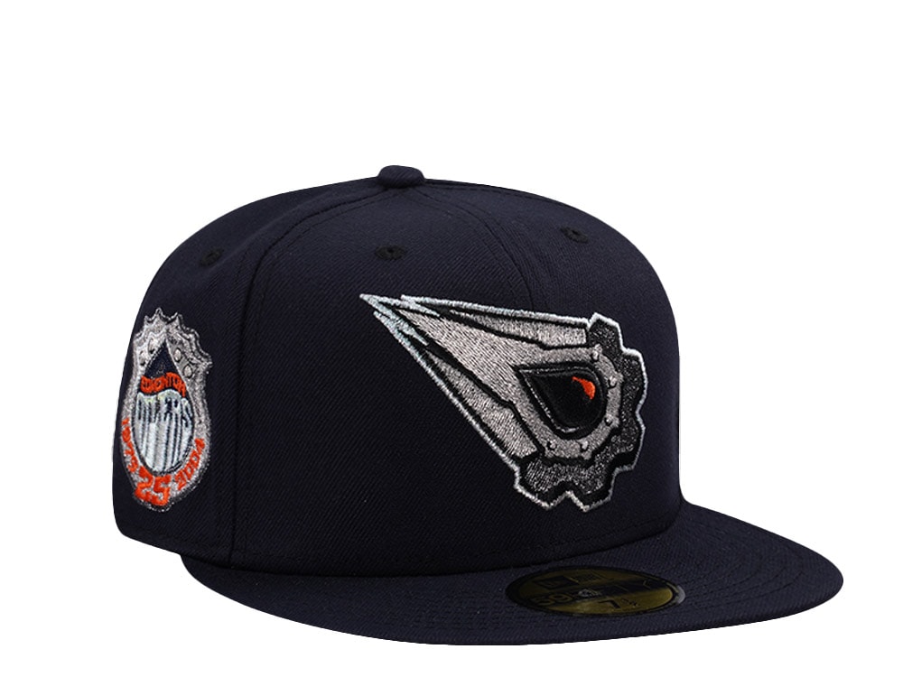 New Era Edmonton Oilers 25th Anniversary Navy Prime Edition 59Fifty Fitted Casquette