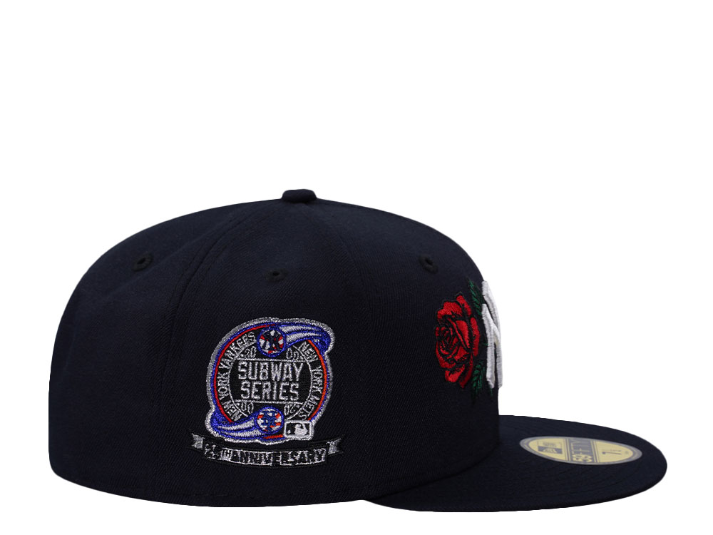 New Era New York Yankees Subway Series Rose Ocean Blue Prime Edition 59Fifty Fitted Casquette