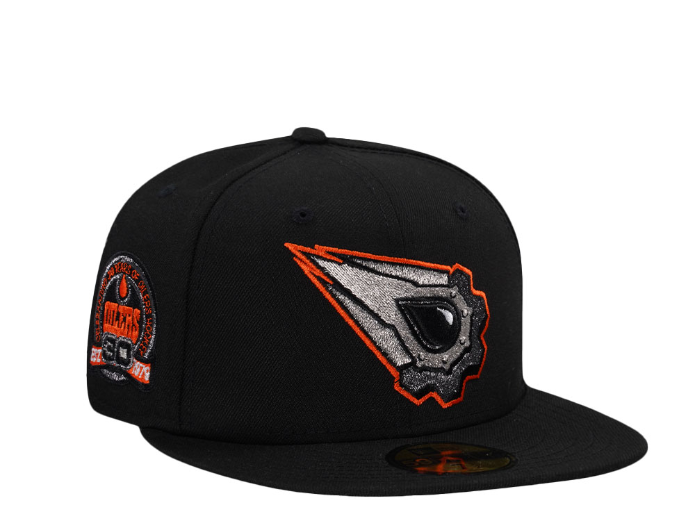 New Era Edmonton Oilers 30th Anniversary Black Prime Edition 59Fifty Fitted Casquette