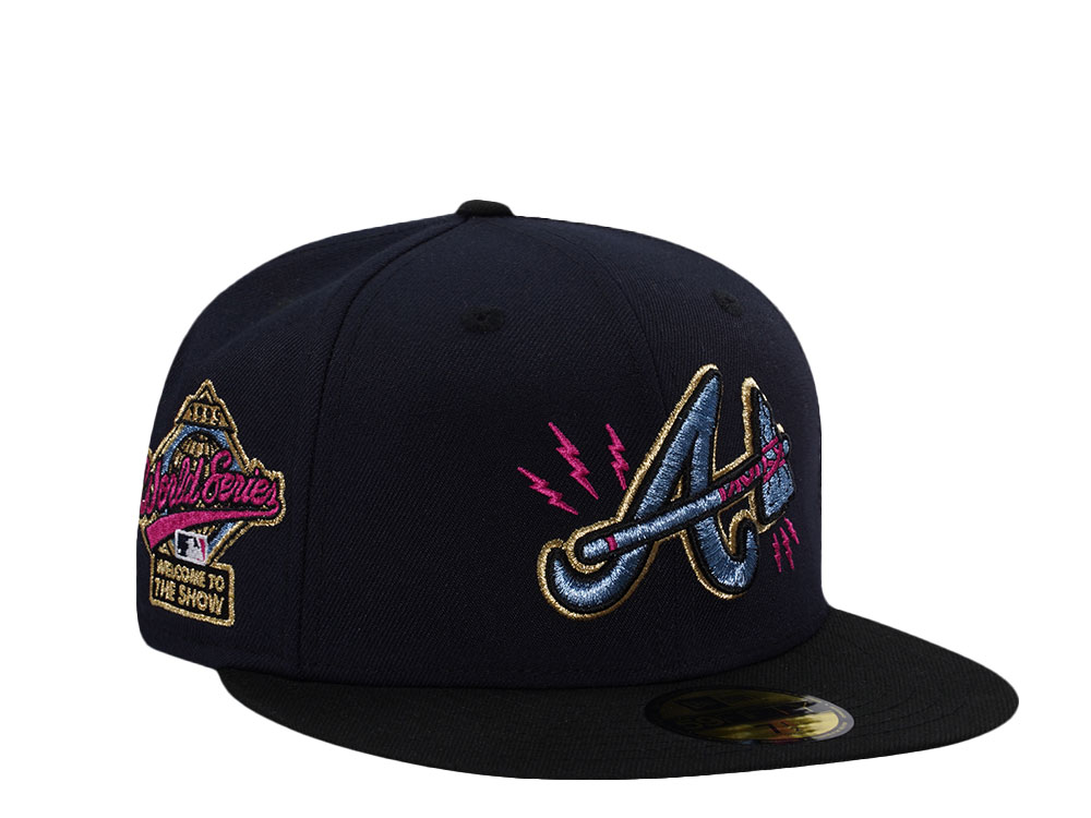New Era Atlanta Braves World Series 1995 Black Prime Edition 59Fifty Fitted Casquette