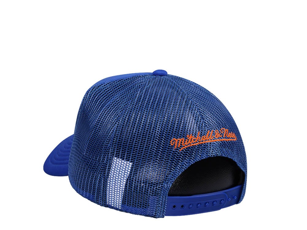 Mitchell & Ness New York Knicks Blue Billboard Trucker Snapback Casquette