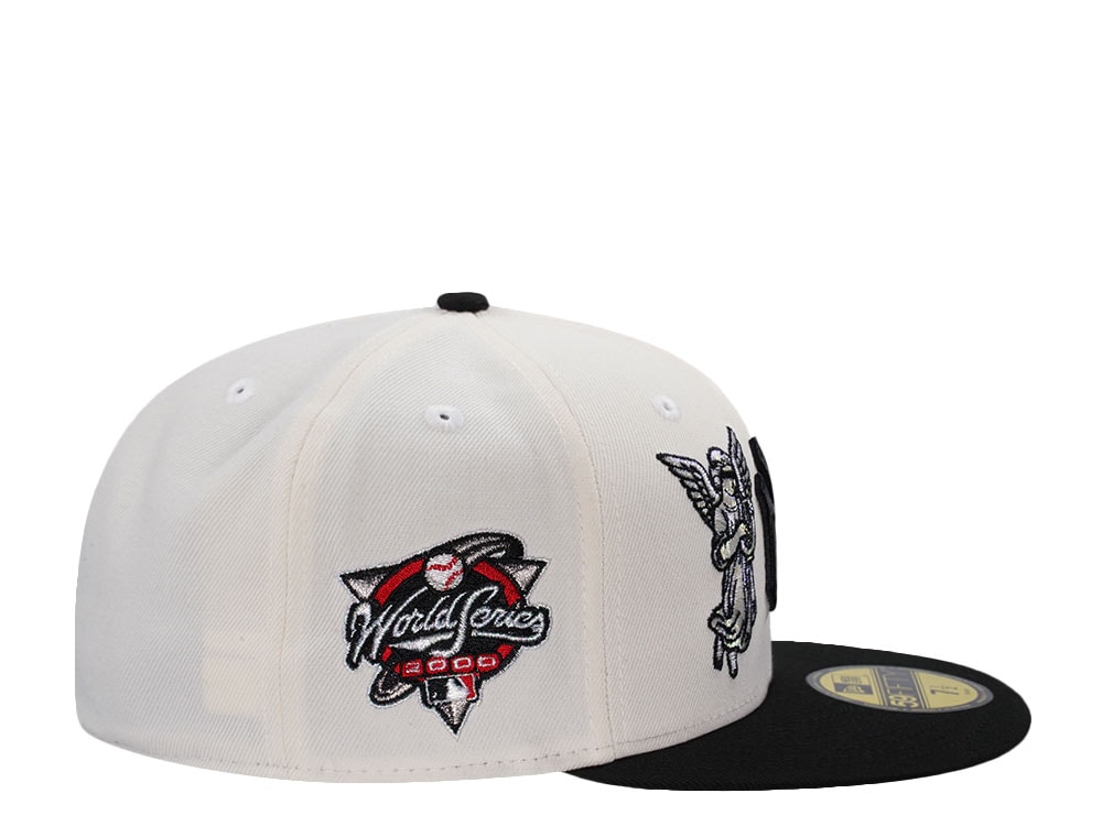 New Era New York Yankees World Series 2000 Angel Chrome Two Tone Edition 59Fifty Fitted Casquette