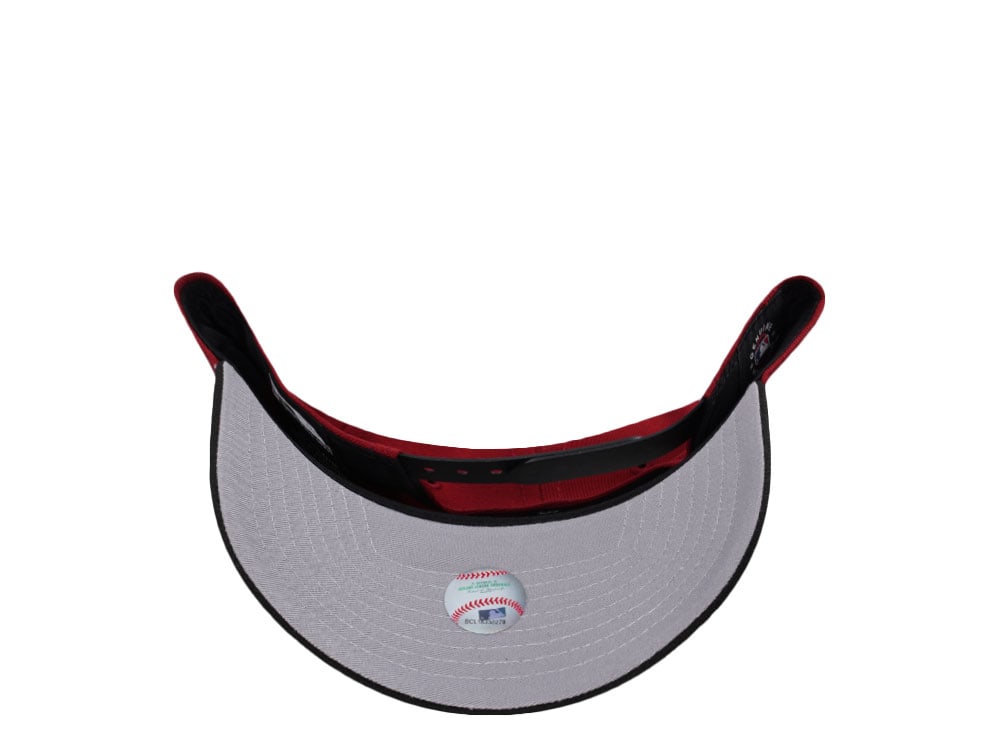 New Era San Francisco Giants 25th Anniversary Red Two Tone Edition 9Forty A Frame Snapback Casquette