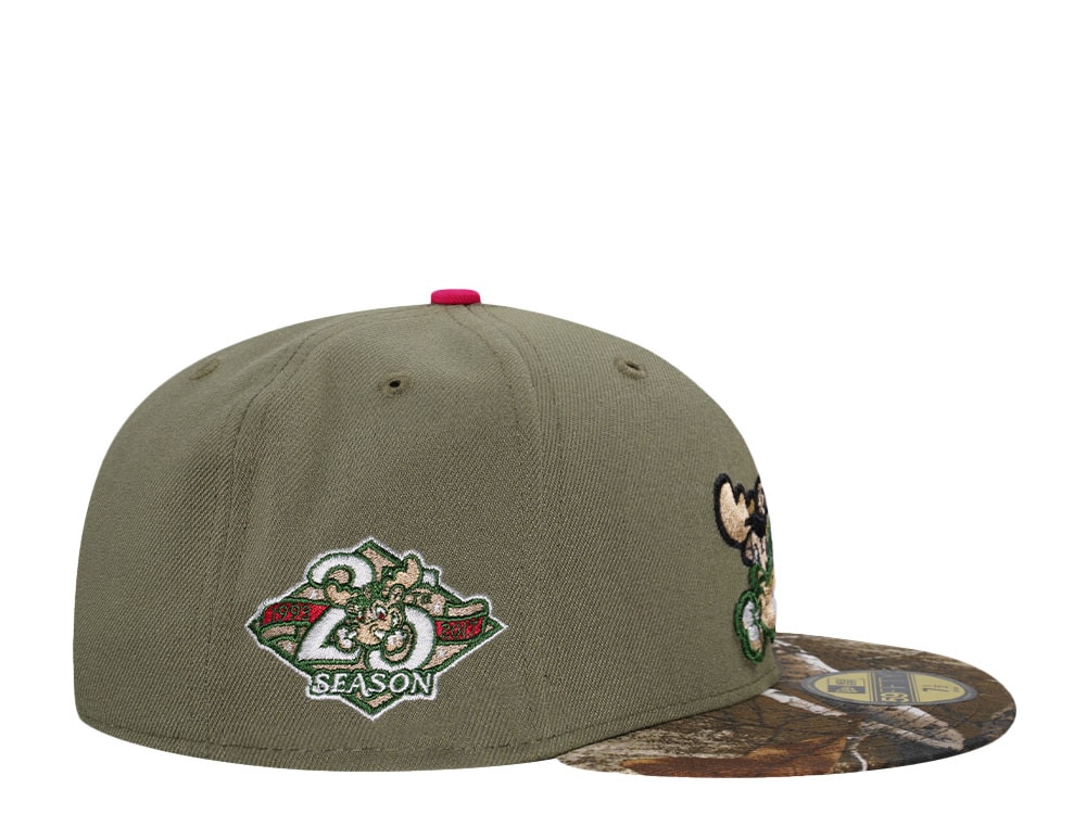 New Era Wilmington Blue Rocks 25th Anniversary Outdoor Two Tone Edition 59Fifty Fitted Casquette