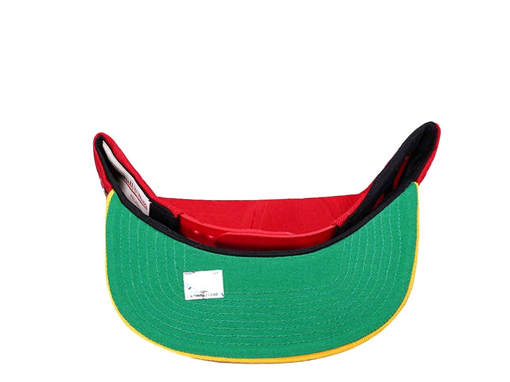 Mitchell & Ness Houston Rockets Patch Overload Hardwood Classic Snapback Casquette