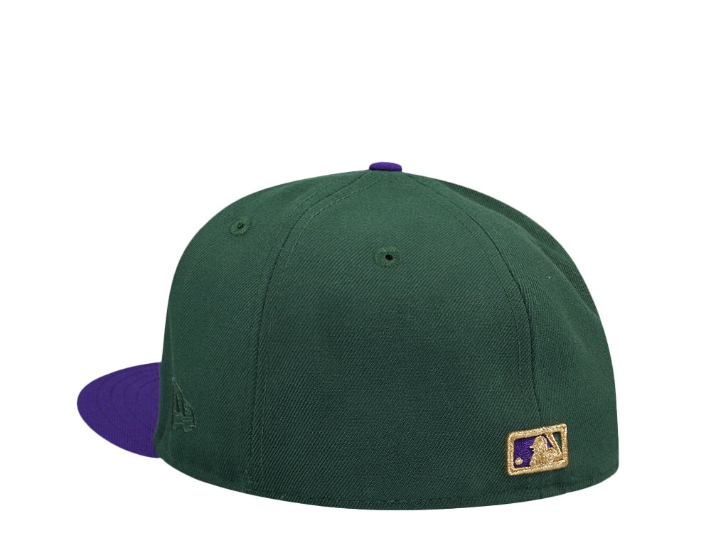 New Era Tampa Bay Rays 25th Anniversary Purple Green Two Tone Edition 59Fifty Fitted Casquette