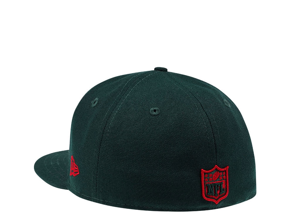 New Era Tampa Bay Buccaneers Deep Green Red Edition 59Fifty Fitted Casquette