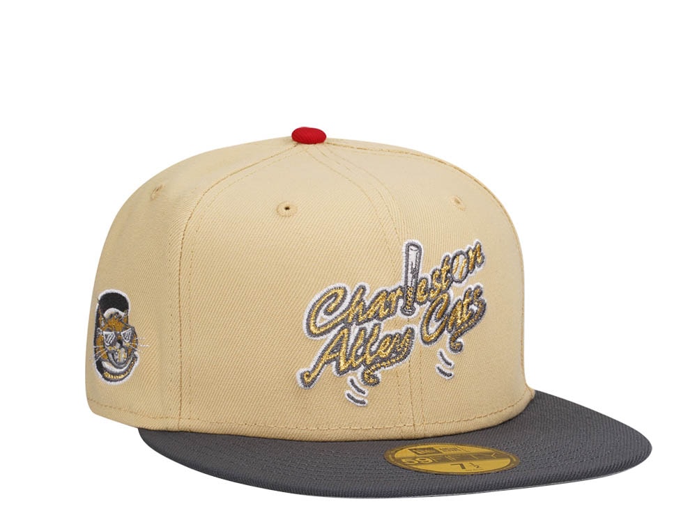 New Era Charleston Alley Cats Vegas Gold Prime Two Tone Edition 59Fifty Fitted Casquette
