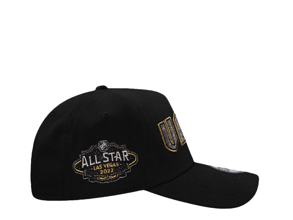 New Era Vegas Golden Knights All Star Game 2022 Black Prime Edition 9Forty A Frame Snapback Casquette