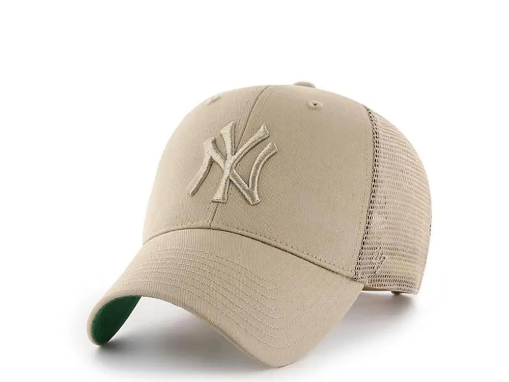 47Brand New York Yankees Tonal Khaki Classic Trucker Snapback Casquette