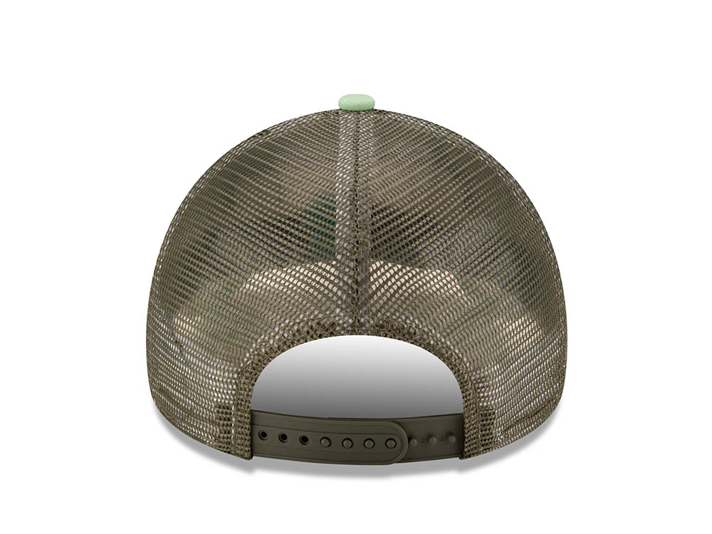 New Era Eagle Patch Trucker A Frame Snapback Casquette