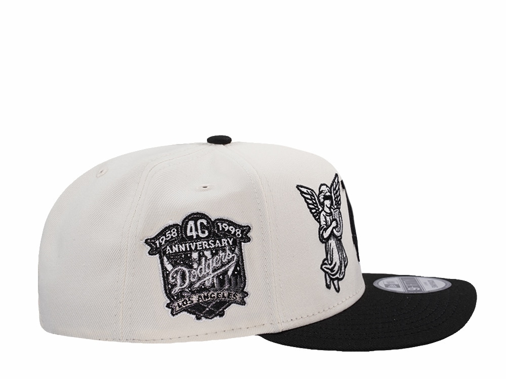 New Era Los Angeles Dodgers 40th Anniversary Angel Chrome Two Tone Edition 9Fifty A Frame Snapback Casquette