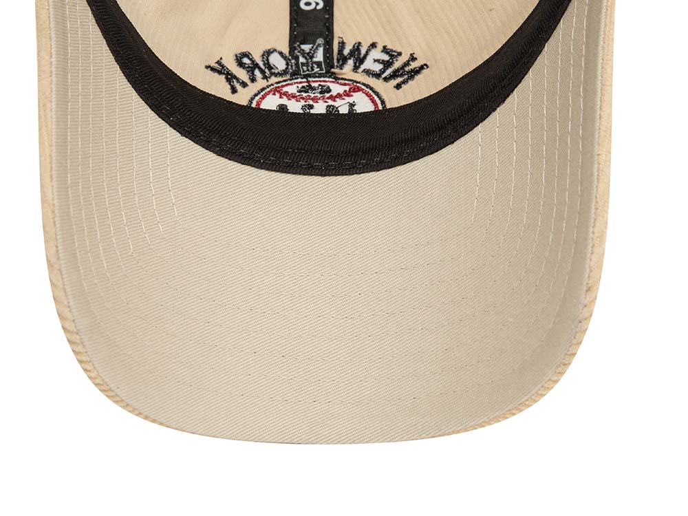 New Era Logo Cord Beige 9Twenty Strapback Casquette