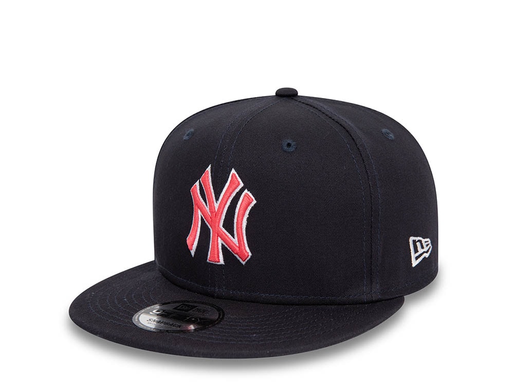 New Era New York Yankees White Outline Navy 9Fifty Snapback Casquette