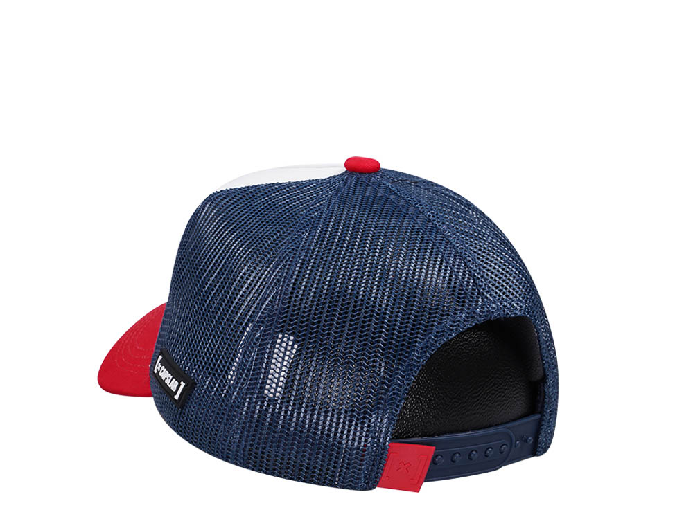 Capslab Cocktails Beerpong White Blue Red Trucker Snapback Casquette
