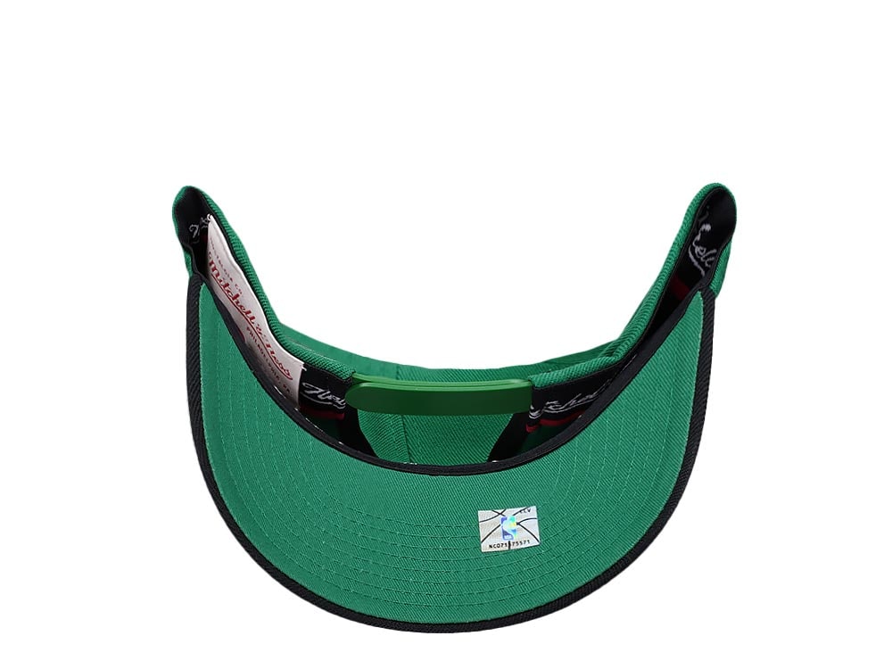 Mitchell & Ness Boston Celtics Team Two Tone 2.0 Hardwood Classic Red Flex Snapback Casquette