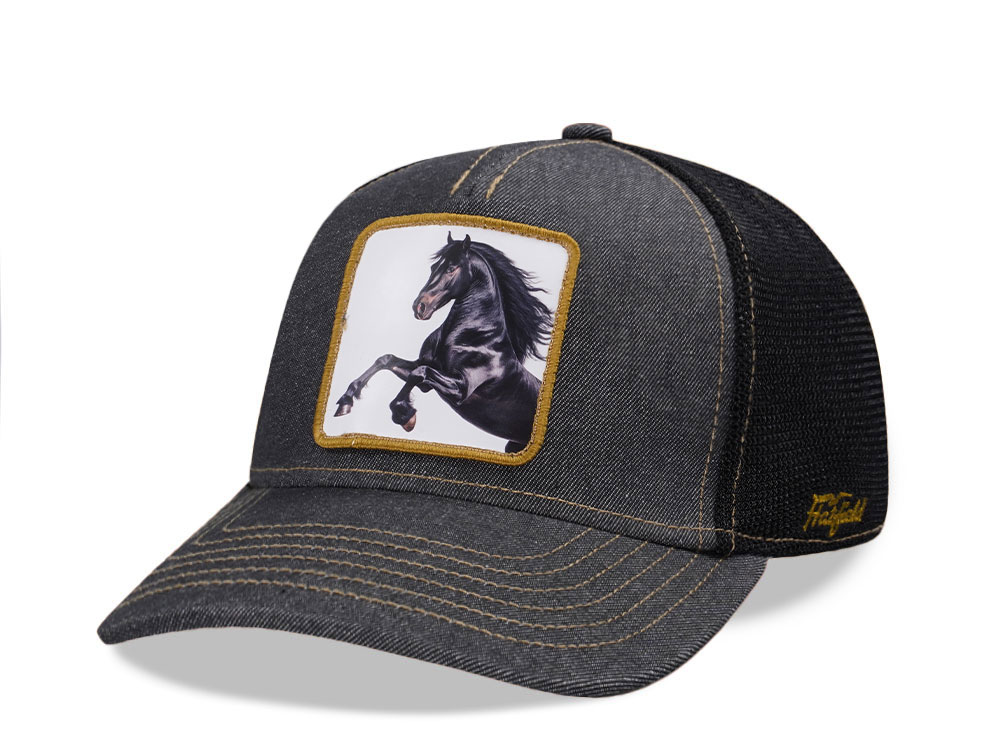 Hatfield Stallion Black Trucker Snapback Casquette