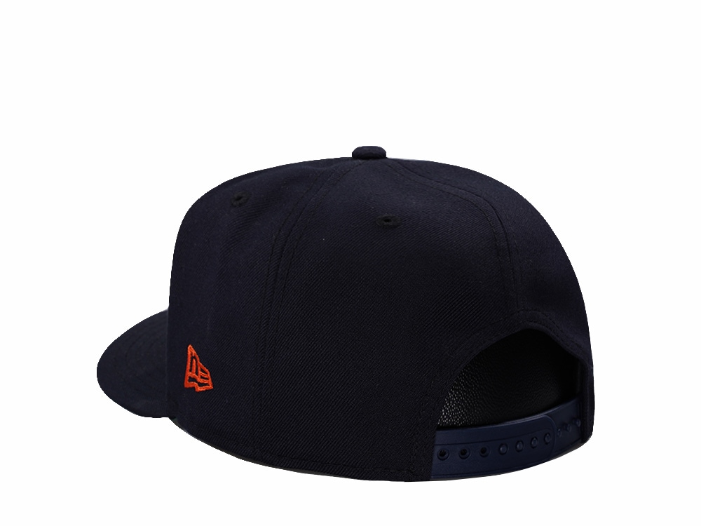 New Era Detroit Tigers 125th Anniversary Script Navy Prime Edition 9Fifty A Frame Snapback Casquette