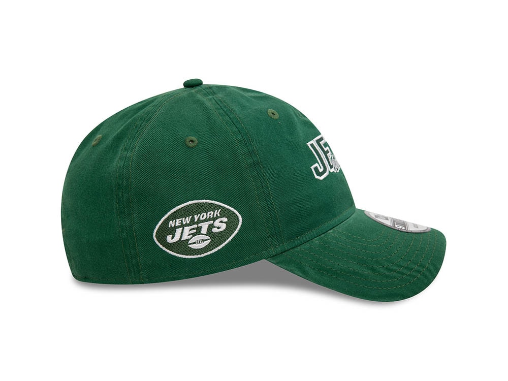 New Era New York Jets NFL Script Green 9Twenty Strapback Casquette