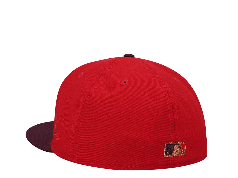 New Era Washington Nationals All Star Game 2018 Burgundy Copper Two Tone Edition 59Fifty Fitted Casquette