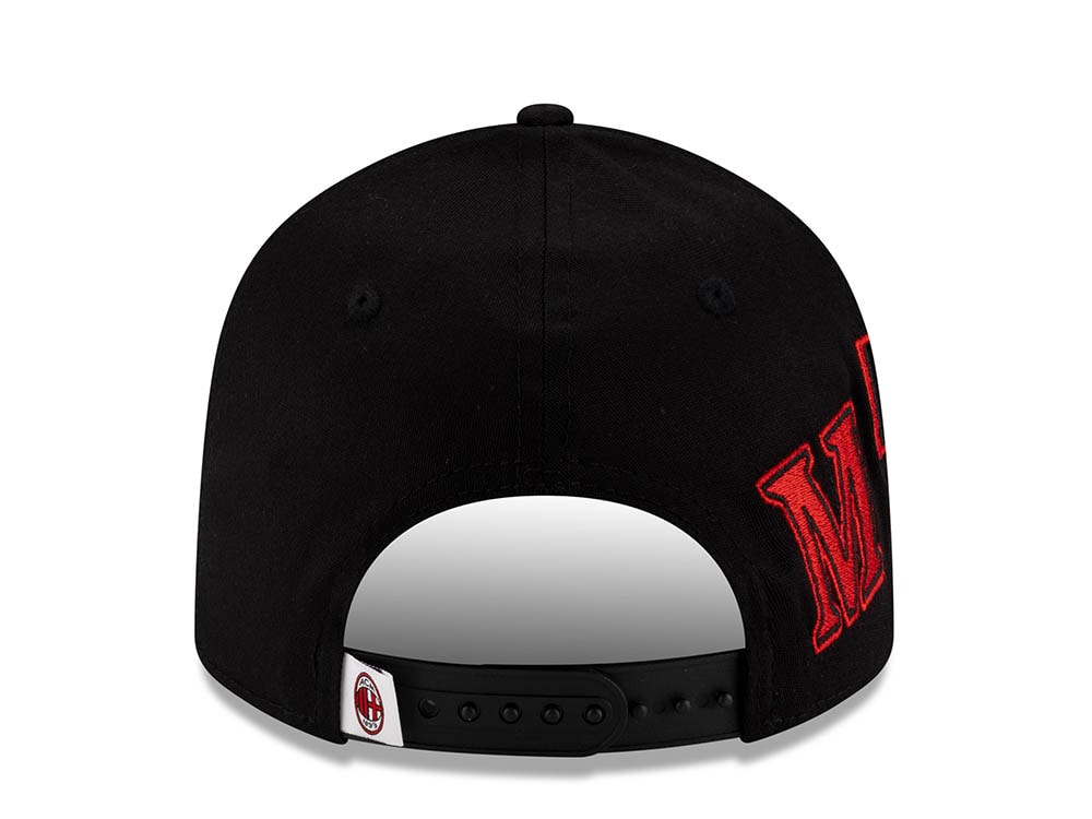 New Era Ac Milan Tonal Floral Edition Blue 9Fifty Stretch Snapback Casquette