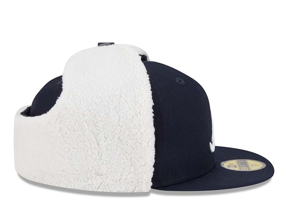 New Era Atlanta Braves Classic Navy 59Fifty Dogear Fitted Casquette