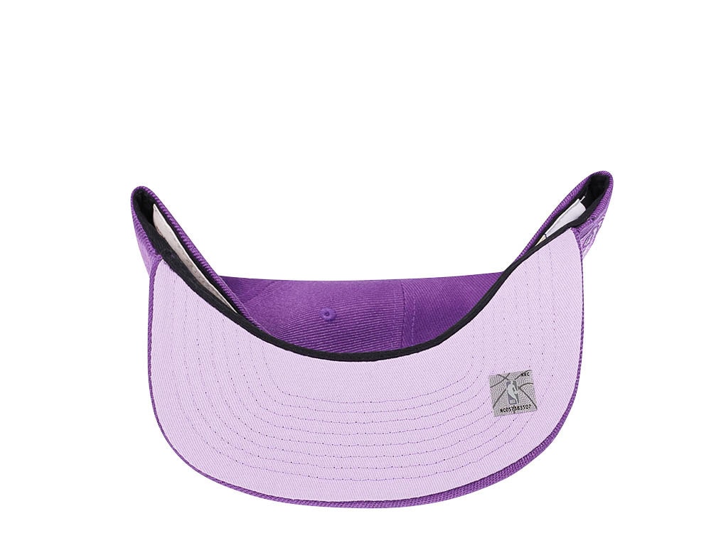 Mitchell & Ness Milwaukee Bucks Purple Hardwood Classic Snapback Casquette