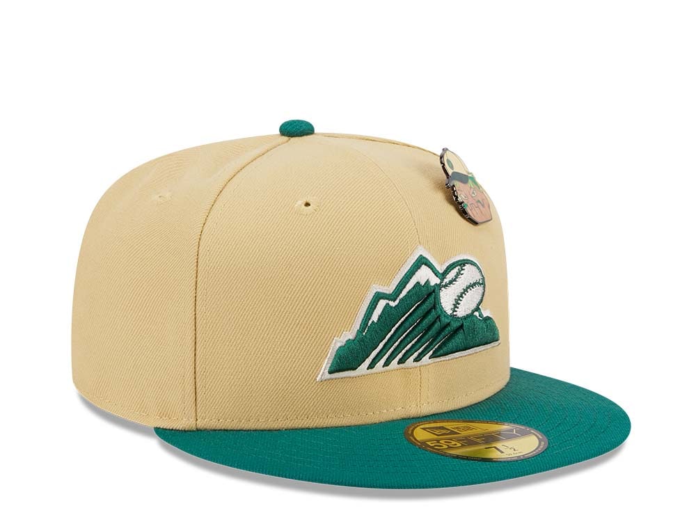 New Era Colorado Rockies The Elements Vegas Gold Two Tone Edition 59Fifty Fitted Casquette