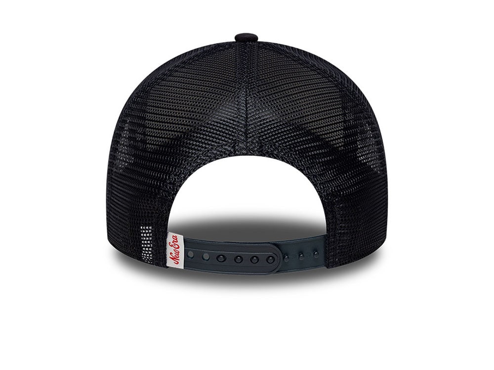 New Era Oval Foam Patch Stone Edition 9Forty A Frame Trucker Snapback Casquette