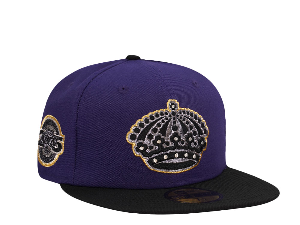 New Era Los Angeles Kings 25th Anniversary Purple Metallic Two Tone Edition 59Fifty Fitted Casquette