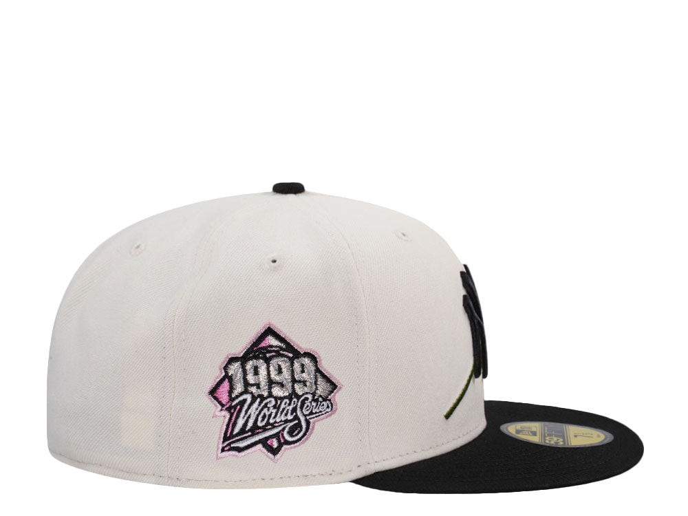 New Era New York Yankees World Series 1999 Chrome Rose Two Tone Edition 59Fifty Fitted Casquette