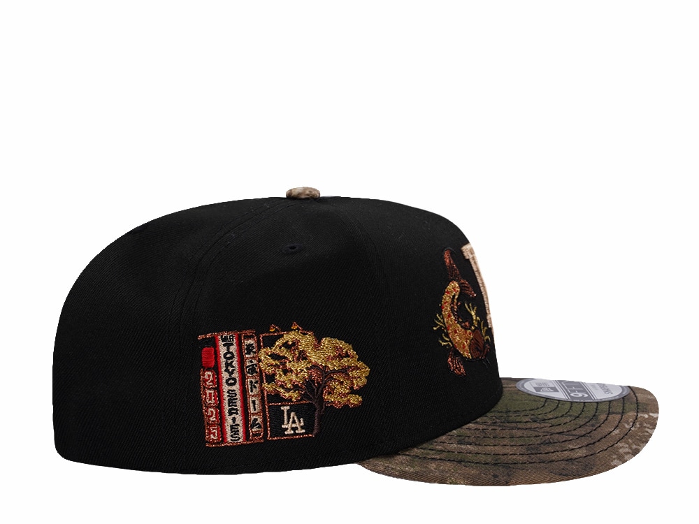 New Era Los Angeles Dodgers Tokyo Series Koi Black Two Tone Edition 9Fifty A Frame Snapback Casquette