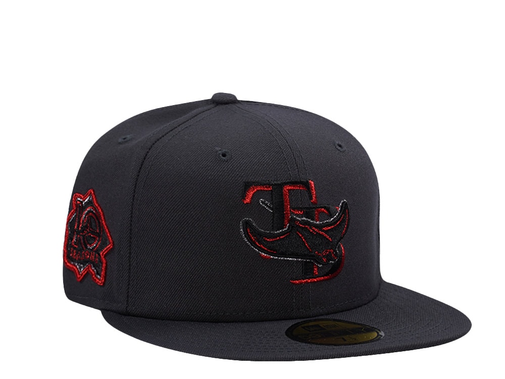 New Era Tampa Bay Rays 10th Anniversary Anthracite 59Fifty Fitted Casquette
