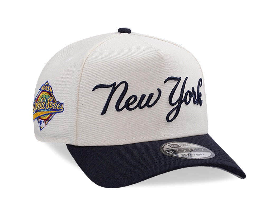 New Era New York Yankees World Series 1996 Chrome Two Tone Edition 9Forty A Frame Snapback Casquette