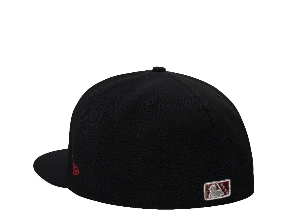 New Era Fresno Grizzlies Blood Claw Cut Distressed Black Prime Edition 59Fifty Fitted Casquette