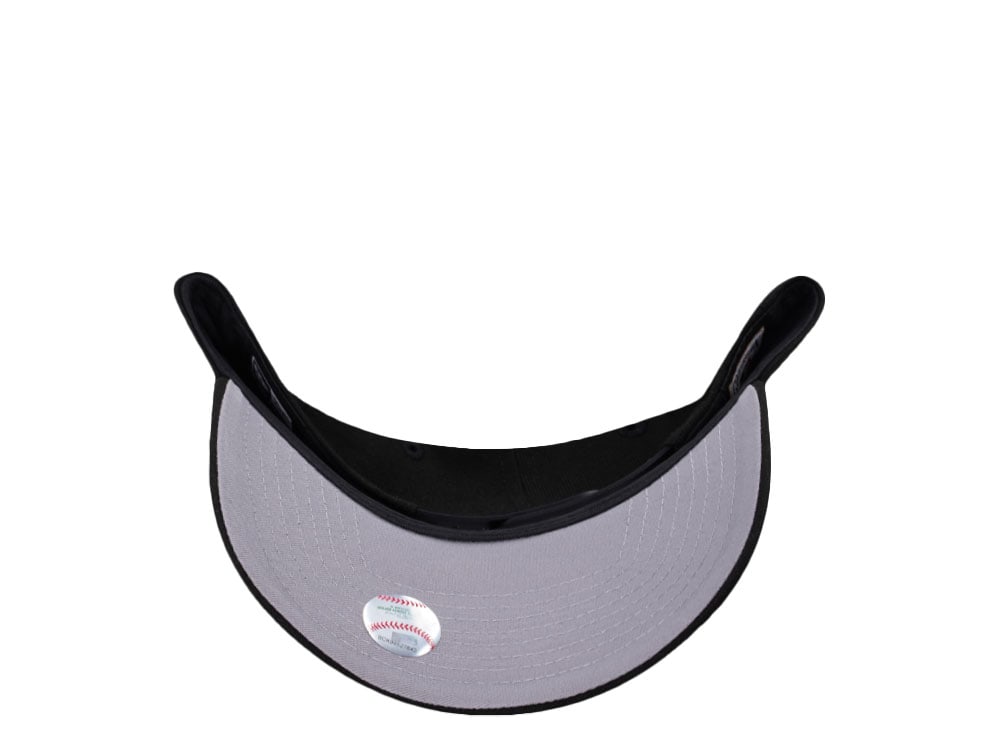 New Era New York Mets 25th Anniversary Metallic Black Prime Edition 9Forty A Frame Snapback Casquette