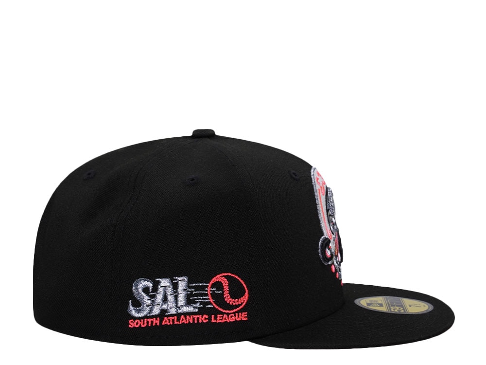 New Era Medusas de Lakewood Black Wild Pink Prime Edition 59Fifty Fitted Casquette