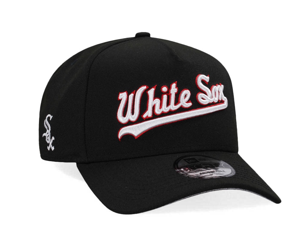 New Era Chicago White Sox Black Classic Edition 9Forty A Frame Snapback Casquette