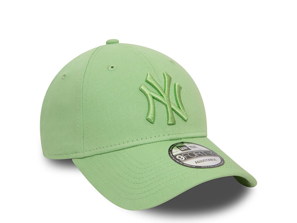 New Era New York Yankees League Essential Green 9Forty Strapback Casquette