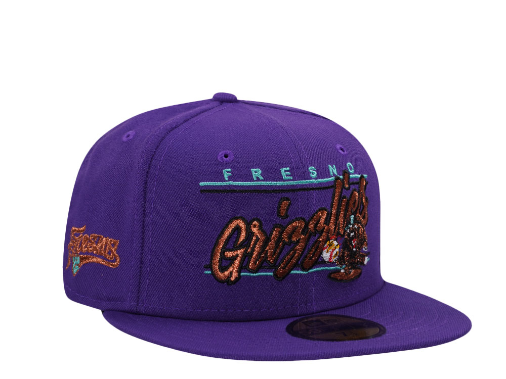 New Era Fresno Grizzlies Purple Prime Edition 59Fifty Fitted Casquette