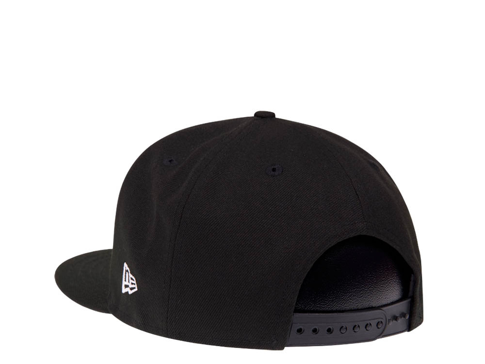 New Era Golden State Warriors Black Script Edition 9Fifty Snapback Casquette