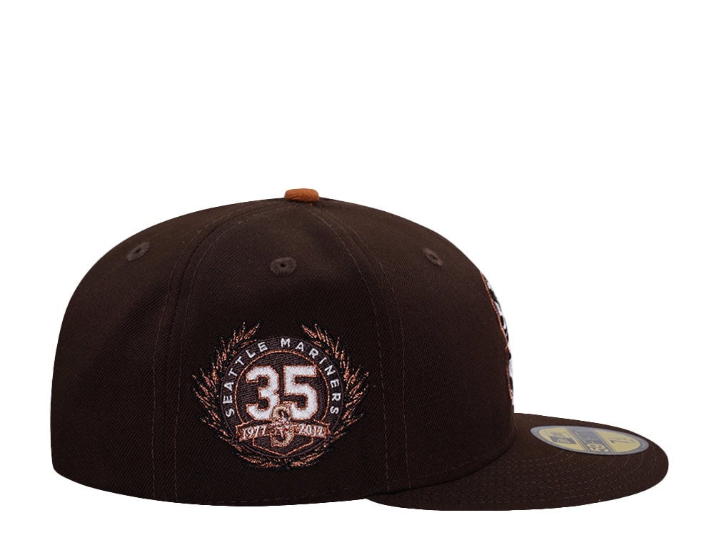 New Era Seattle Mariners 35th Anniversary Burnt Wood Prime Edition 59Fifty Fitted Casquette