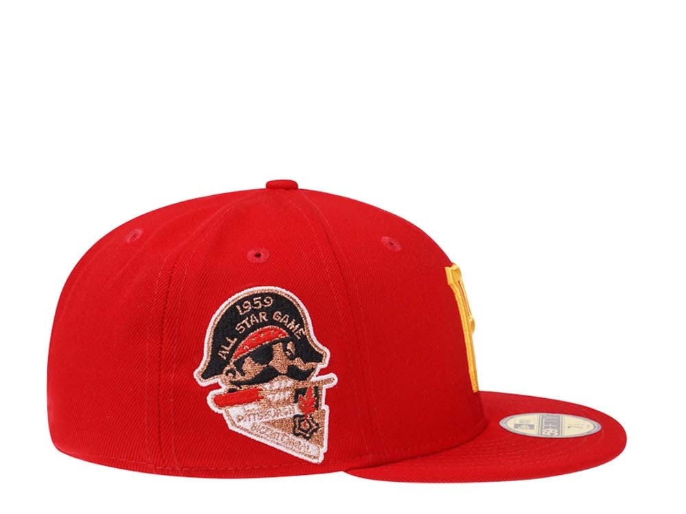 New Era Pittsburgh Pirates All Star Game 1959 Red Throwback Edition 59Fifty Fitted Casquette